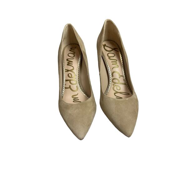 Sam Edelman Shoes - Womens Sam Edelman Danna Tan Suede Heels Size 9